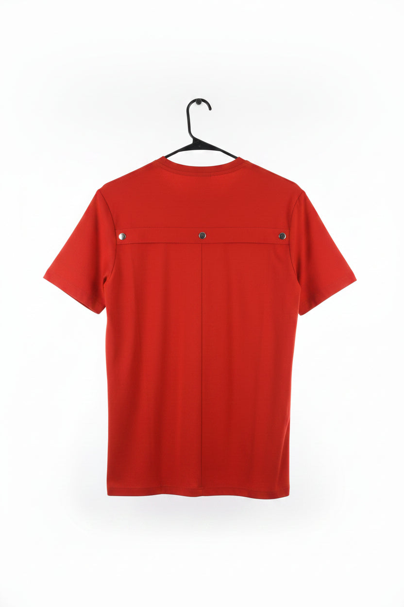 Men’s African Traditional 2‑Piece Suit – Red (Medium, Lightly Worn Once)