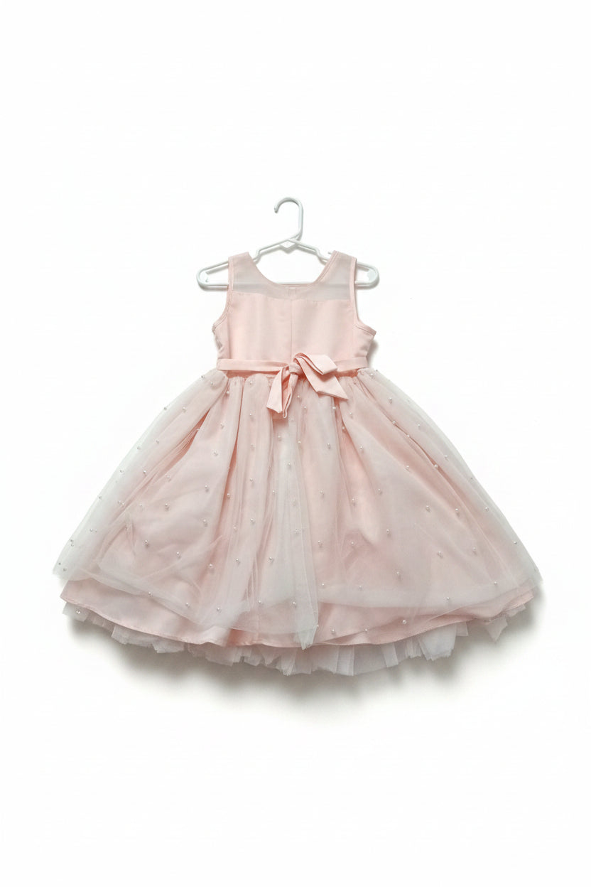 Pink Tulle Party Dress – Size-5T 5 Years (Used)