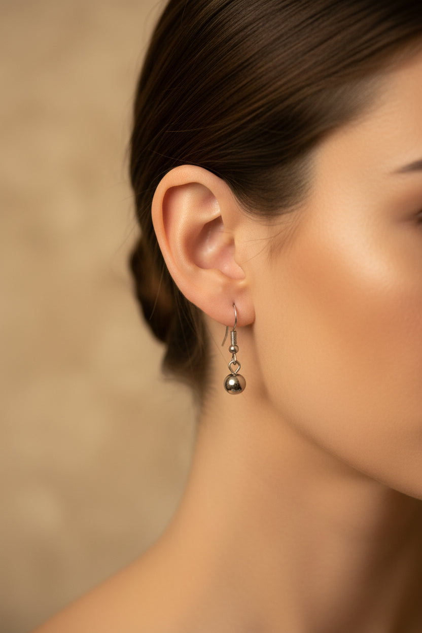 Paparazzi Silver Drop Earrings