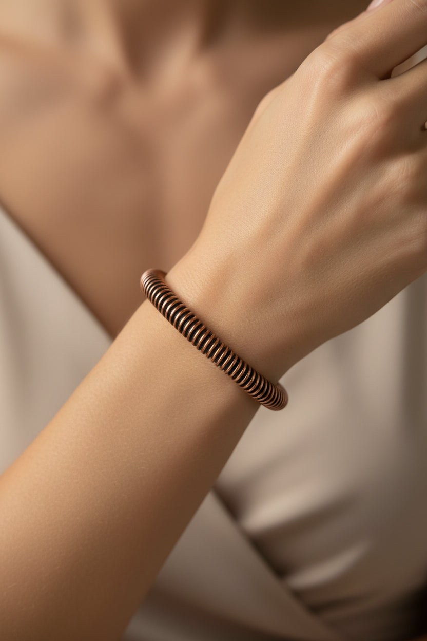Paparazzi Copper Watch-Style Cuff Bracelet