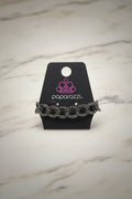 Paparazzi Black & Copper Accent Stud Earrings – Brand New