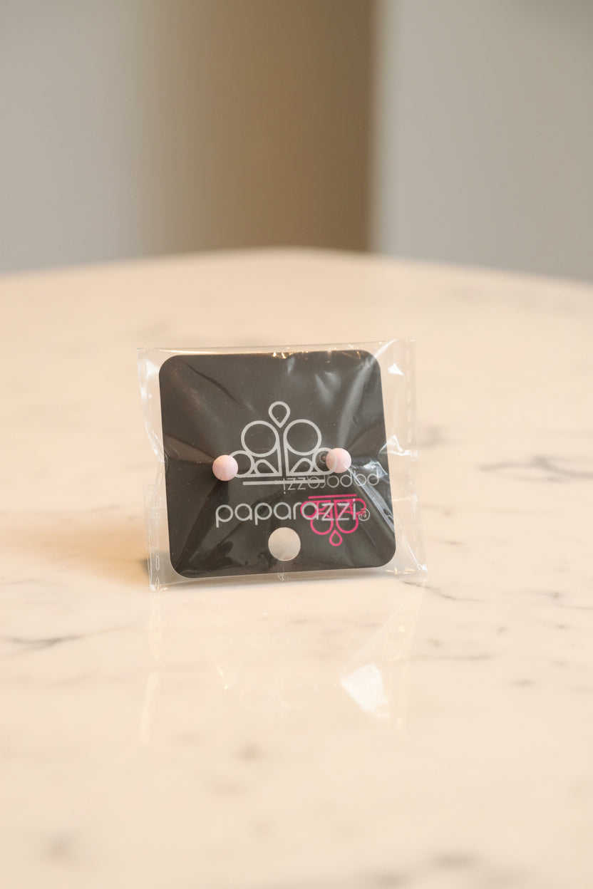 Silver Plastic Earrings